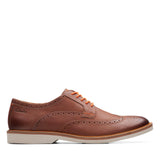 Clarks Atticusltlimit, Oxford Hombre, Dark Tan Lea, 44 EU