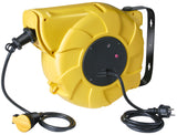 Brennenstuhl 1241221 - Decodificador de cable del carrete eléctrico automático ip44 eba eléctrico 12 1.5 m h07rn-f 3g2.5