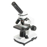Celestron 44128 CL-CM800: microscopio compuesto, 40x-800x aumentos, blanco