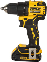 DEWALT DCD708S2T-QW - Taladro Atornillador sin escobillas XR 18V 13mm 65Nm con 2 baterías Li-Ion 1,5Ah y maletín TSTAK