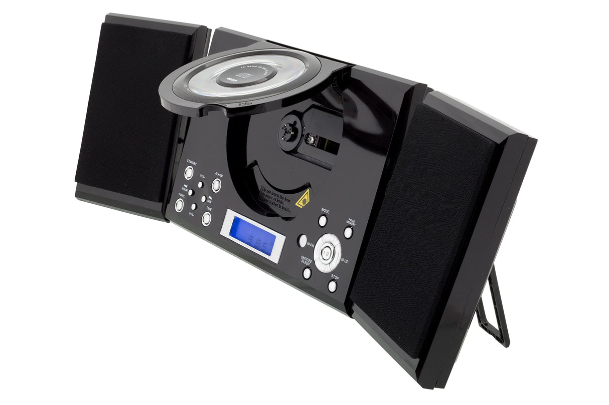 ROXX Sistema estéreo con Reproductor de CD, Radio, Conector para Auriculares y AUX MC201