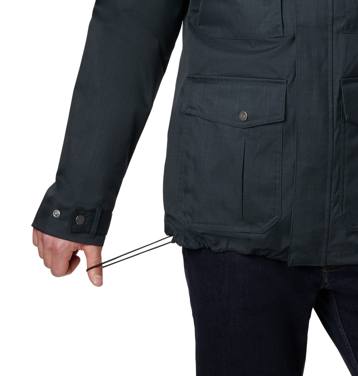 Columbia Hombre Chaqueta De Invierno 3 En 1, Black, L