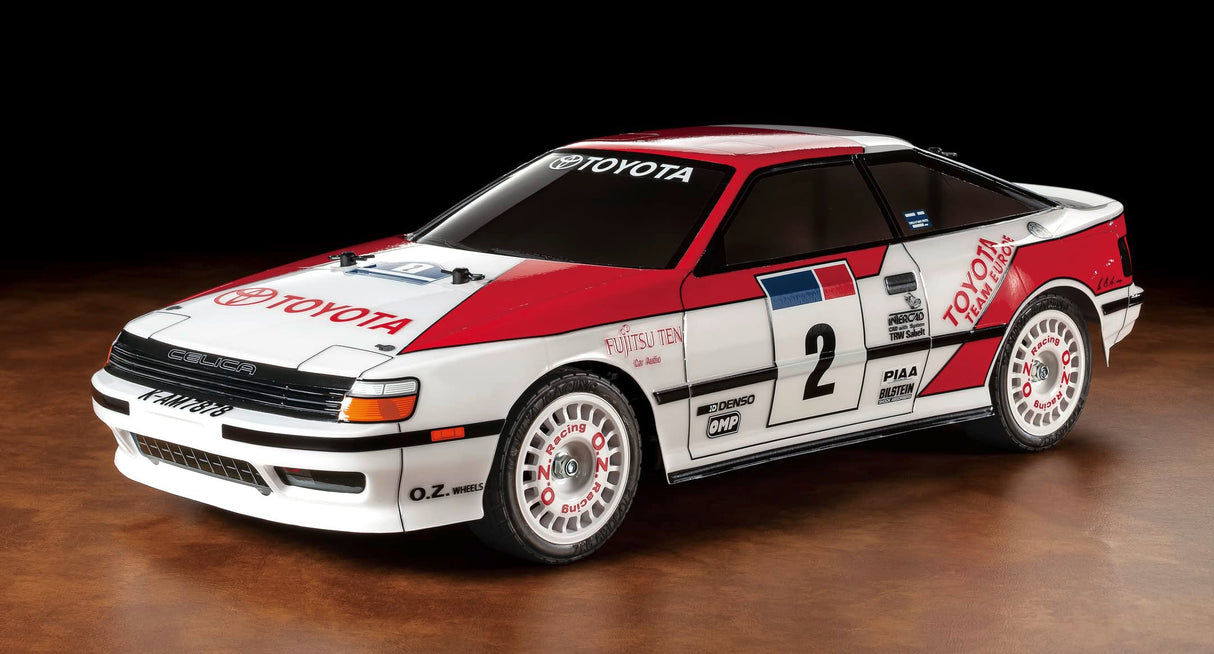 Tamiya 58718 1:10 RC Toyota Celica GT-Four TT-02 - Coche teledirigido, vehículo RC, modelismo, Kit para Montar, Hobby, Bricolaje, modelismo RC