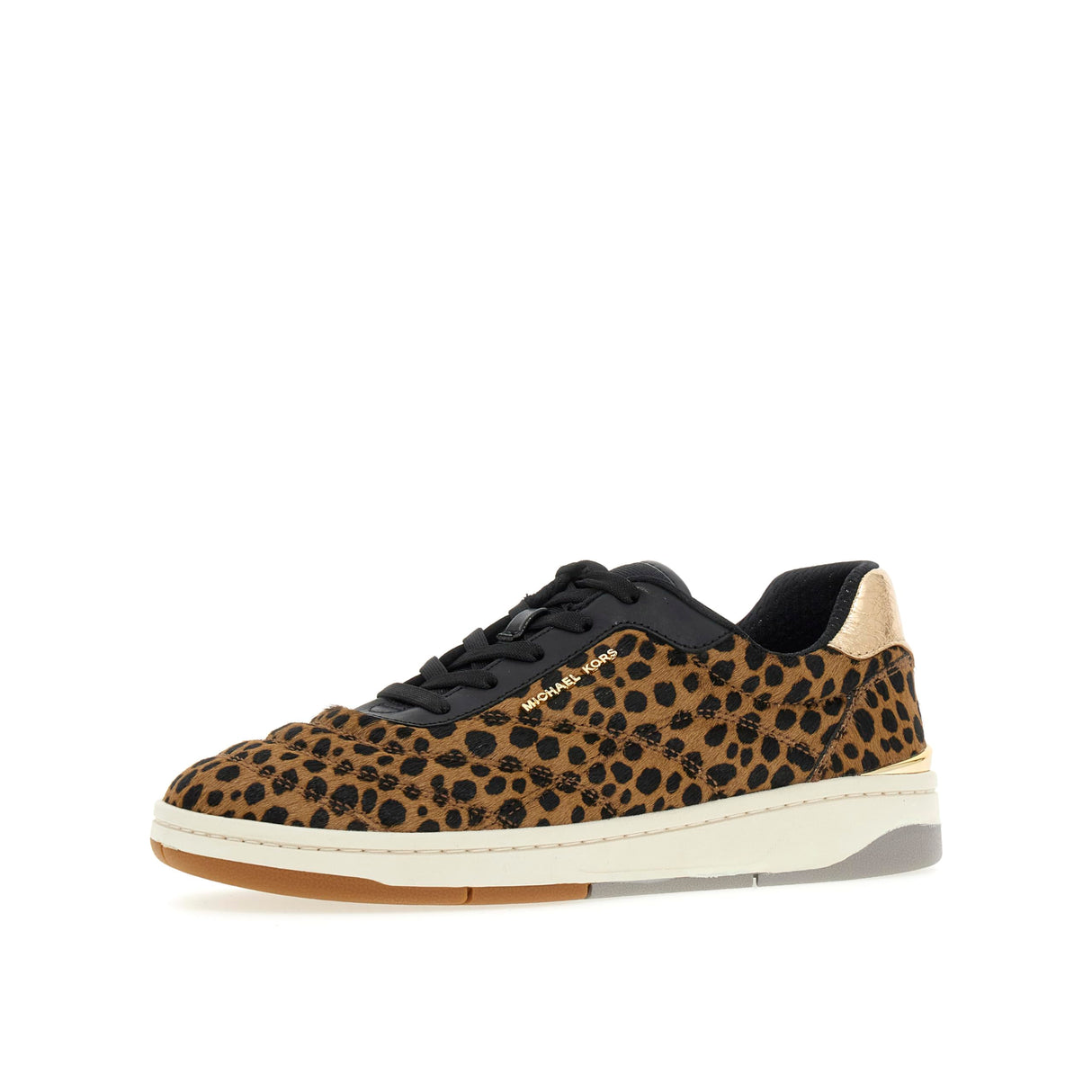 Michael Kors Pia Lace UP, Sneaker Mujer, Husk Multi, 38.5 EU