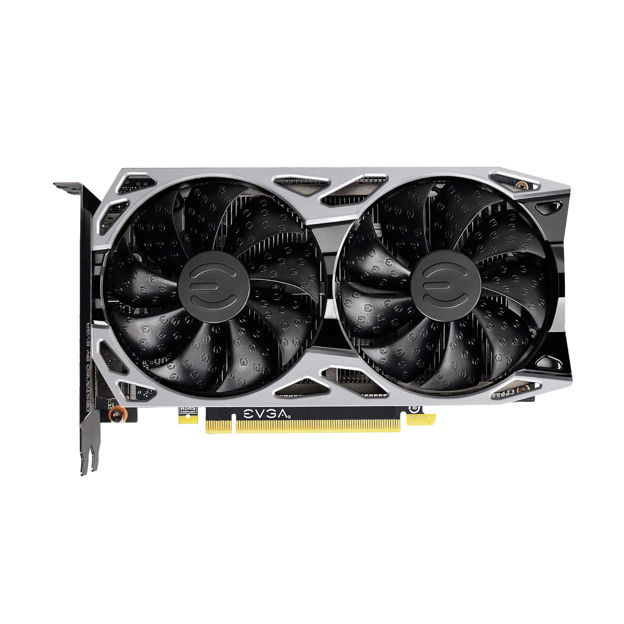 EVGA GeForce RTX 2060 KO Ultra Gaming, 06G-P4-2068-KR, 6GB GDDR6, Doble Ventilador, Placa Trasera de Metal