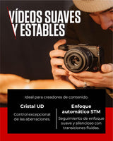 Canon Objetivo RF-S 14-30mm F4-6.3 IS STM PZ – Lente Zoom Ultra Gran Angular, Estabilizador Óptico 5 Pasos para Videoblogs | Compatible Sistema EOS R