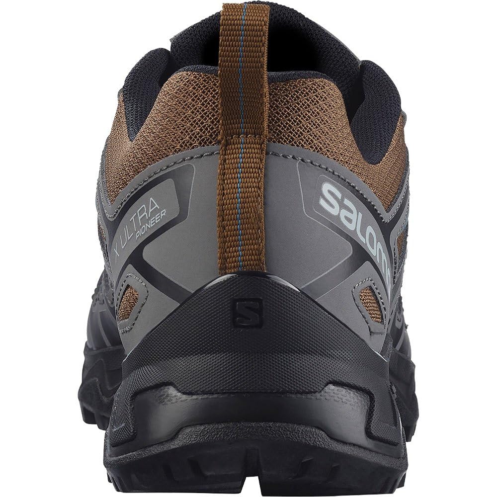 Salomon X Ultra Pioneer Aero Zapatillas de Senderismo para Hombre, Sujeción del pie segura, Estabilidad y amortiguación, Mayor agarre, Toffee, 40