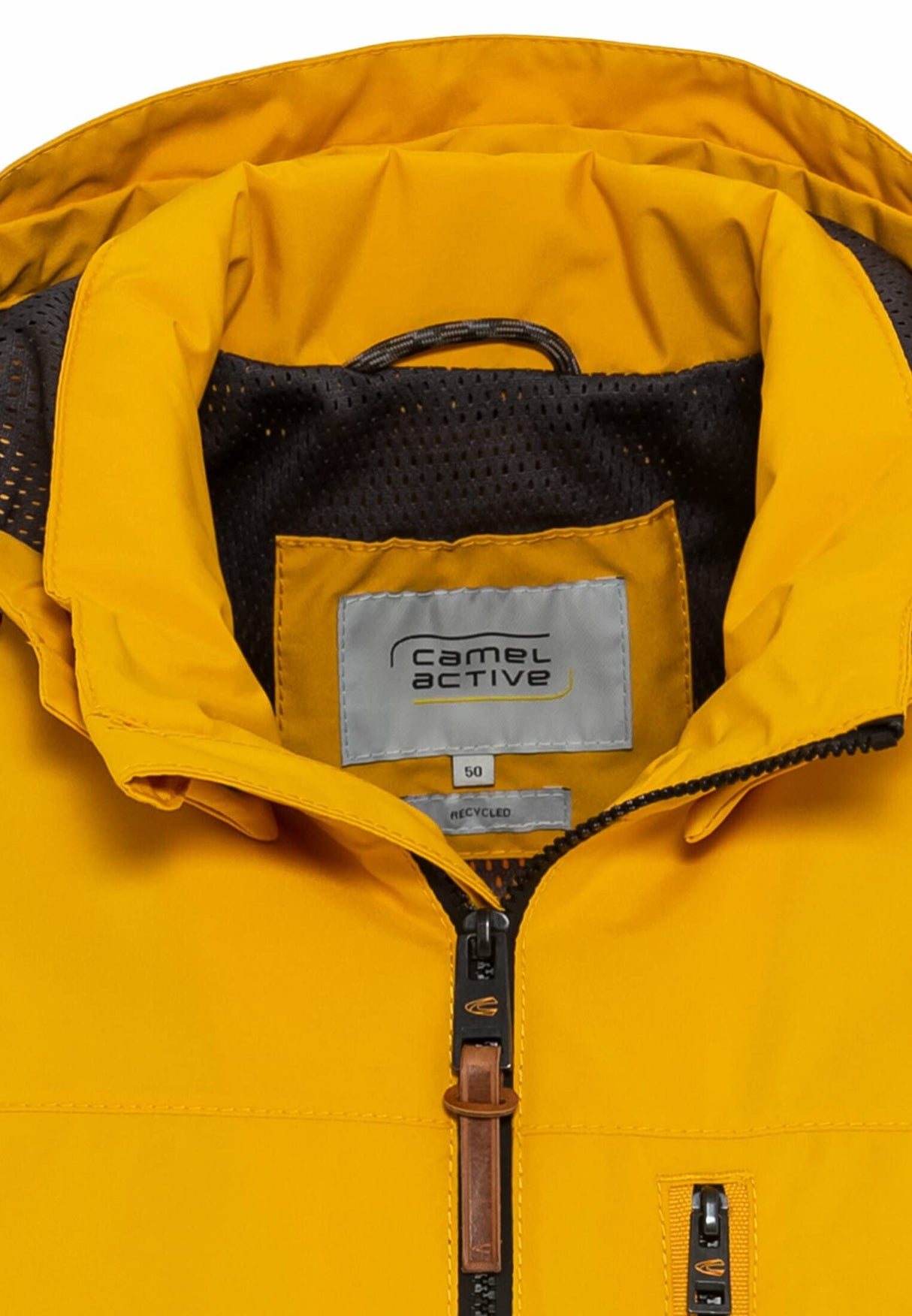 camel active 420774/7e75 Chaqueta, Amarillo, 106 para Hombre