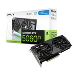PNY GeForce RTX™ 5060 Ti GPU overclockeada Doble Ventilador DLSS 4 16GB