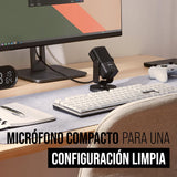 RØDE NT-USB - Micrófono, USB, 3.5 mm, negro