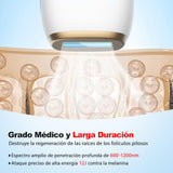 AraSyleon IPL depiladora luz pulsada, refrigeración zafiro sin dolor, depiladora luz pulsada, 1200 nm depiladora láser, 3 modos de ajuste de 5 velocidades, Ideal para Cuerpo y Rostro