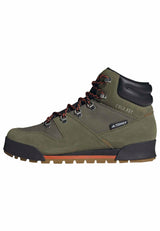 adidas Terrex Snowpitch Cold.RDY Hiking Shoes, Zapatos de Senderismo Hombre, Olive Strata/Bronze Strata/Orange, 46 EU