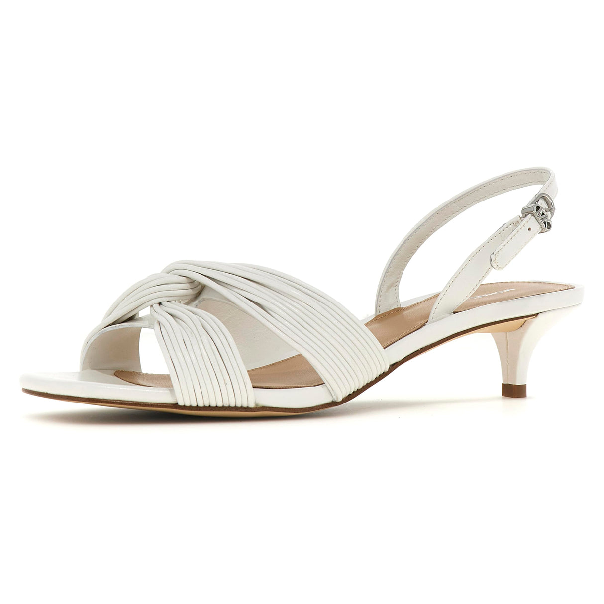 Michael Kors Alessia, Sandals Mujer, Optic White, 40 EU
