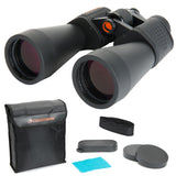 Celestron 71007 SkyMaster 12x60mm Prismáticos Celestron Prism con Lente Multicapa, Cristal prismático BaK-4 y Funda de Transporte, Negro