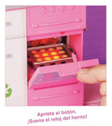 Barbie Dreamhouse Casa de Muñecas - La casa de Sus Sueños , 3 Pisos y 8 Habitaciones - Ascensor - Luz y Sonido - 70 Accesorios Regalo para Niños de 3-7 Años, GNH53