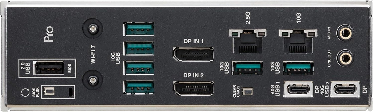 ASUS PRO WS TRX50-SAGE WIFI A - Motherboard - SSI CEB - Socket sTR5 - AMD TRX50 Chipsatz - USB4, USB 3.2 Gen 2, USB 3.2 Gen 1, USB-C 3.2 Gen 2x2 - 10 Gigabit LAN, 2.5 Gigabit LAN, Wi-Fi 7, Bluetooth