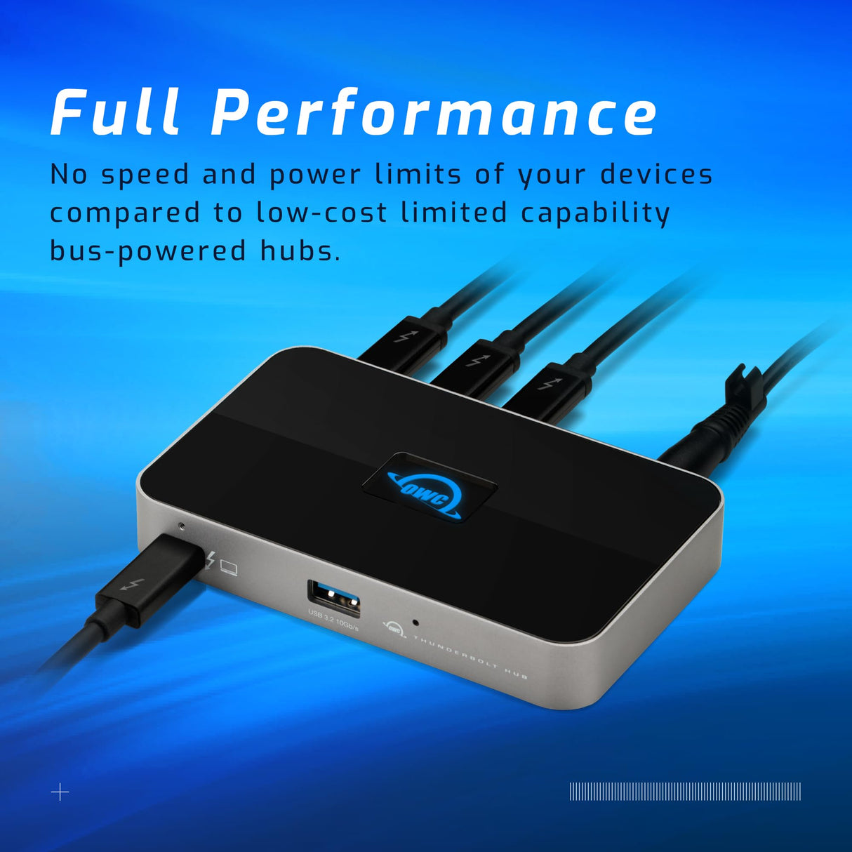 OWC - Hub Thunderbolt - Hub Thunderbolt 4 con 5 Puertos para Mac y Windows