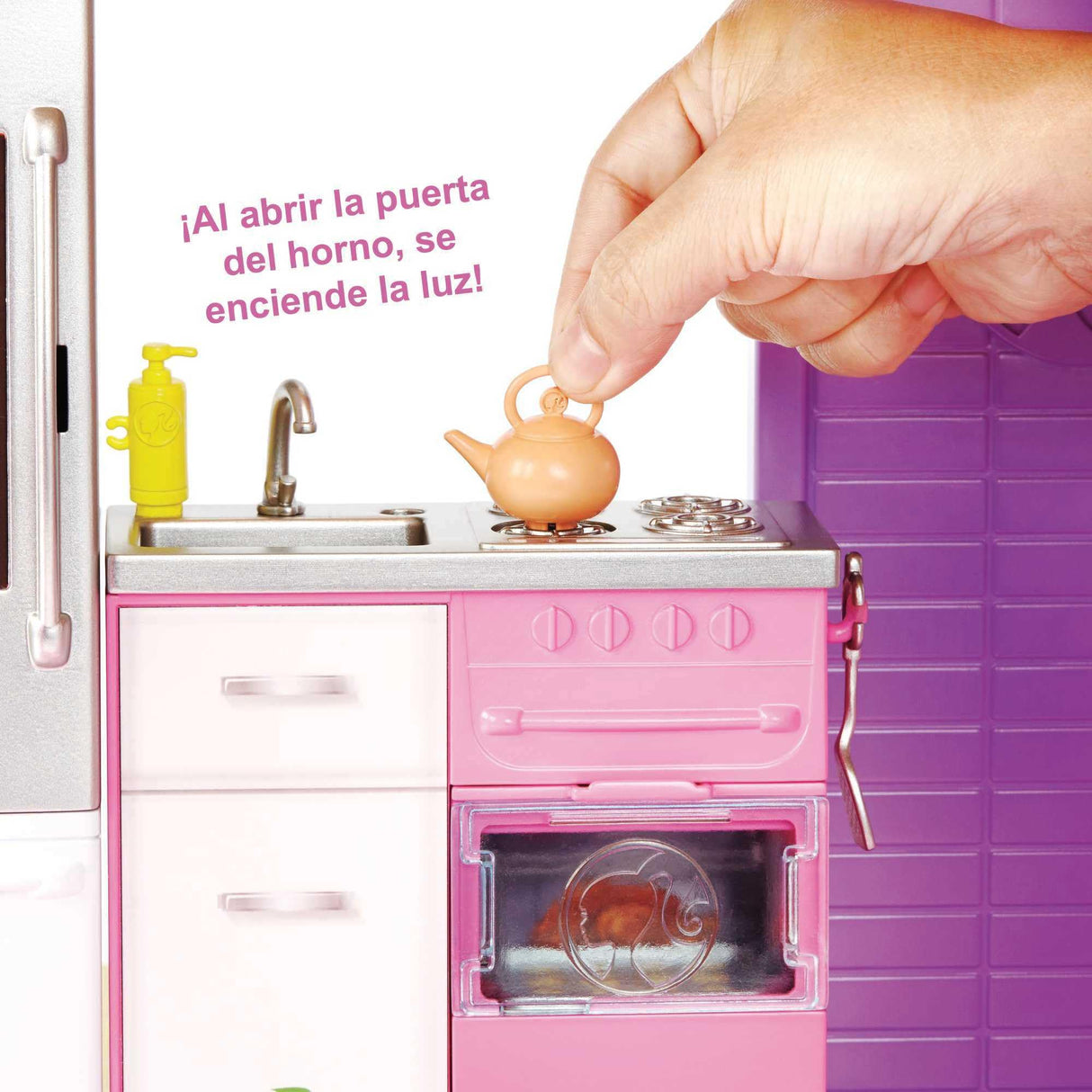 Barbie Dreamhouse Casa de Muñecas - La casa de Sus Sueños , 3 Pisos y 8 Habitaciones - Ascensor - Luz y Sonido - 70 Accesorios Regalo para Niños de 3-7 Años, GNH53