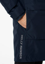 Mens Helly Hansen Rigging Coat, Azul marino, L