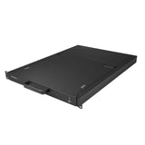 StarTech.com Consola KVM de 8 puertos para Montaje en Rack - Teclado QWERTY - con Cables de 1,8m - Conmutador KVM con Monitor LCD de 19" - Switch KVM LCD 1U OSD - 50.000 MTBF - USB + VGA (RKCONS1908K)