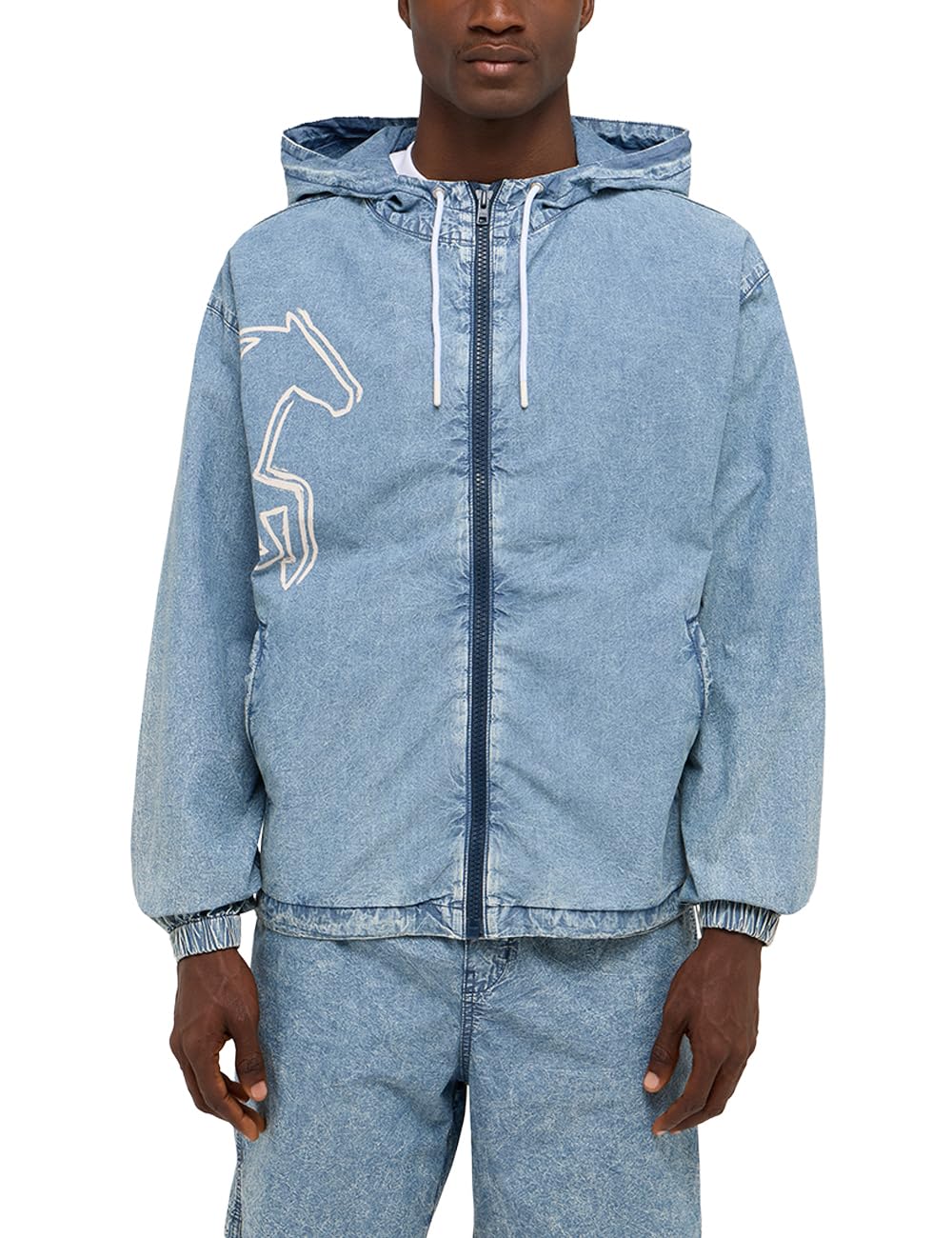 MUSTANG Style Cali Blouson, Azul Claro 110, S