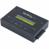 StarTech.com Clonador y Borrador Autónomo 1:1 para Discos Duros SSDs SATA, con Pantalla LCD, TAA, Independiente del Sistema Operativo (SATDUP11)