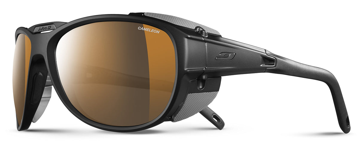 Julbo Explorer 2.0 Gafas de Sol, Unisex Adulto, Negro Opaco/Negro, L