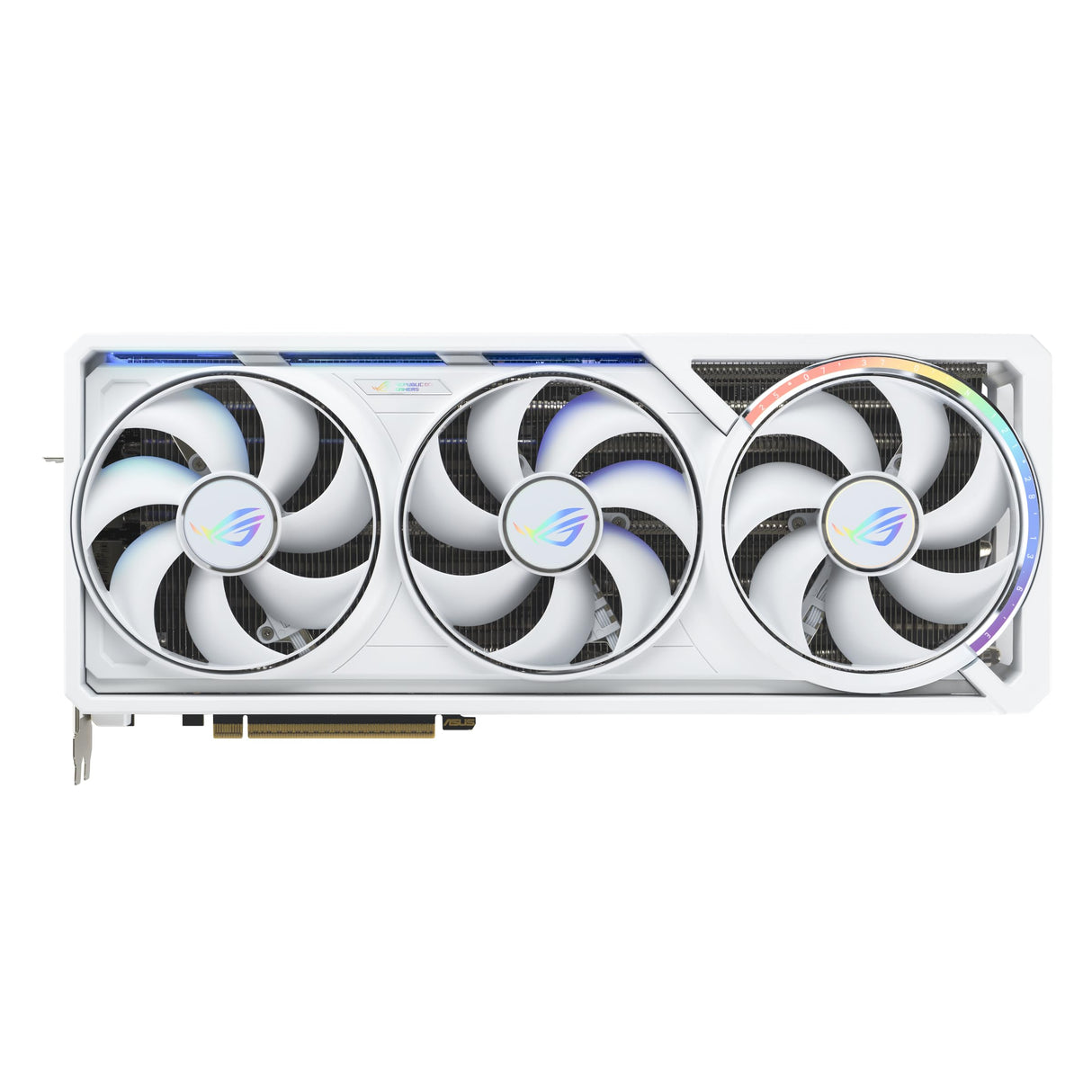 ASUS ROG Astral GeForce RTX 5090 White OC Edition, Tarjeta gráfica Gaming, PCIe 5.0, 32GB GDDR7, HDMI/DP 2.1, 3.8 Ranuras, 4 Ventiladores Axial-Tech, Almohadilla térmica de Cambio de Fase