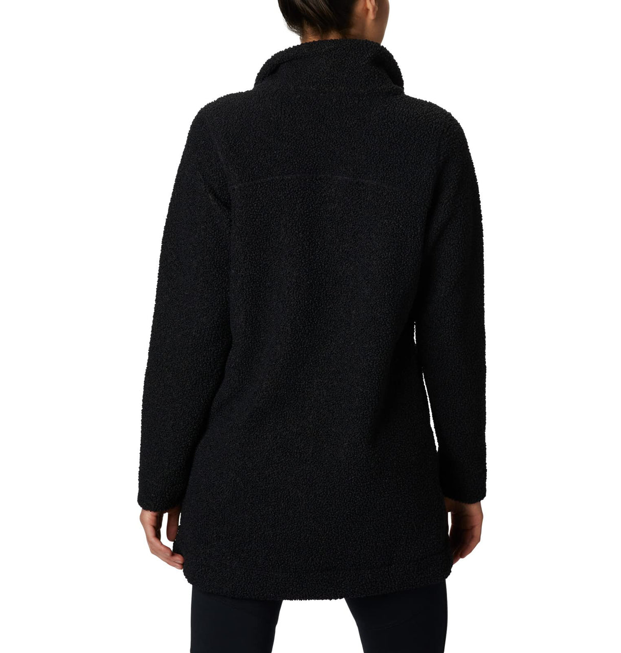 Columbia - Chaqueta larga Panorama para mujer, Negro, XXL