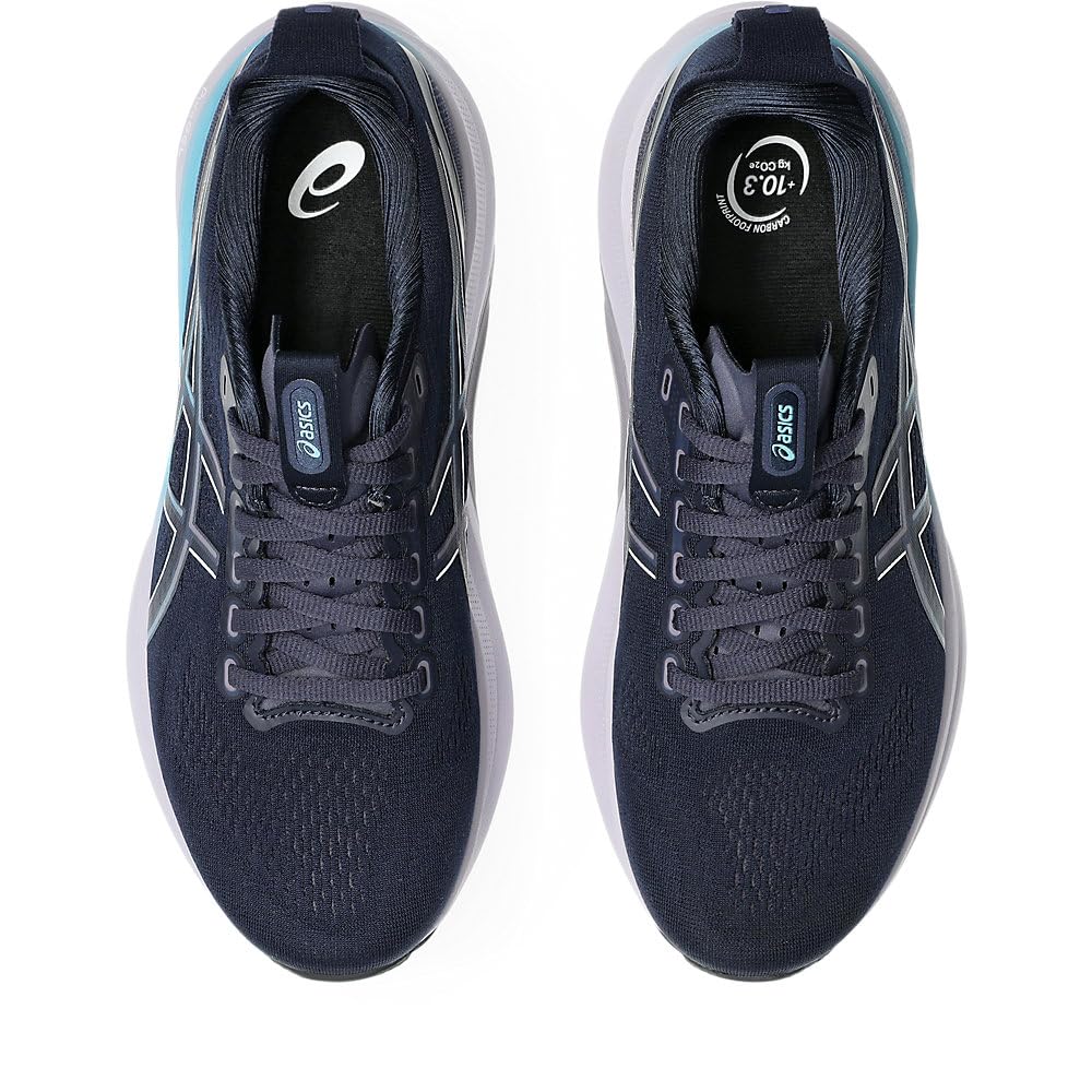 ASICS Gel-Kayano 32, Sneaker Mujer, Midnight Stillwater, 41.5 EU