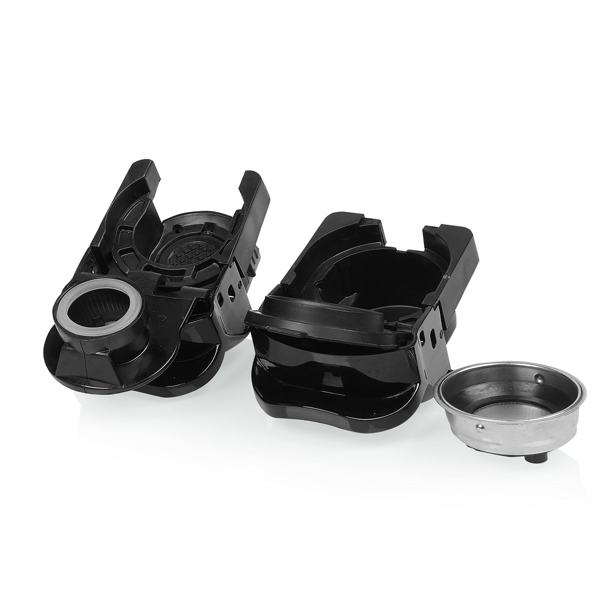 Princess 249452 Máquina de café multicápsulas con adaptadores para cápsulas Nespresso, Dolce Gusto y monodosis ESE, 19 bares de presión, depósito de agua extraíble de 600 ml, 1450 W
