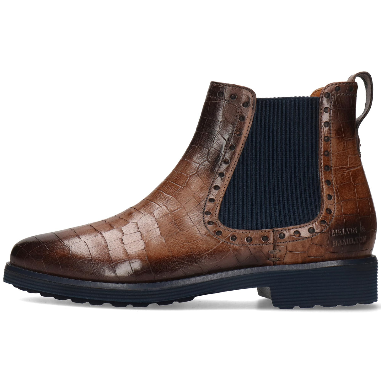 Melvin & Hamilton Selina 42, Botas Estilo Chelsea Mujer, Gris, 38 EU