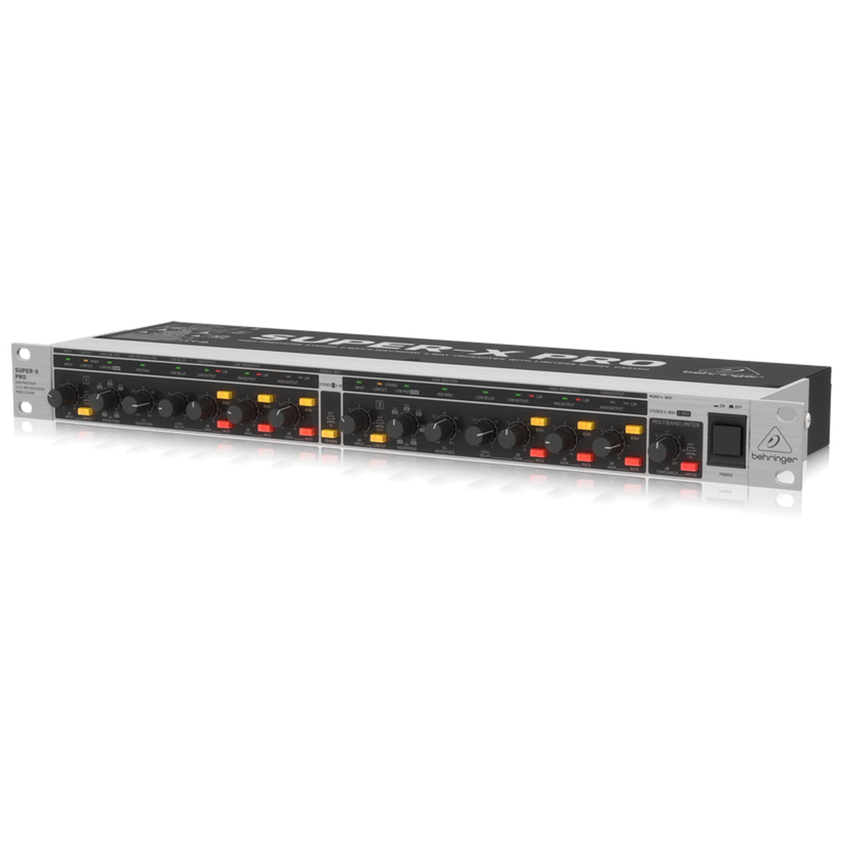 Behringer CX3400 V2 Crossover Estéreo De 2 Vías/3 Vías/Mono De 3 Vías De Alta Precisión Con Limitadores, Retardos Del Tiempo Ajustables Y Corrección De Bocina De C