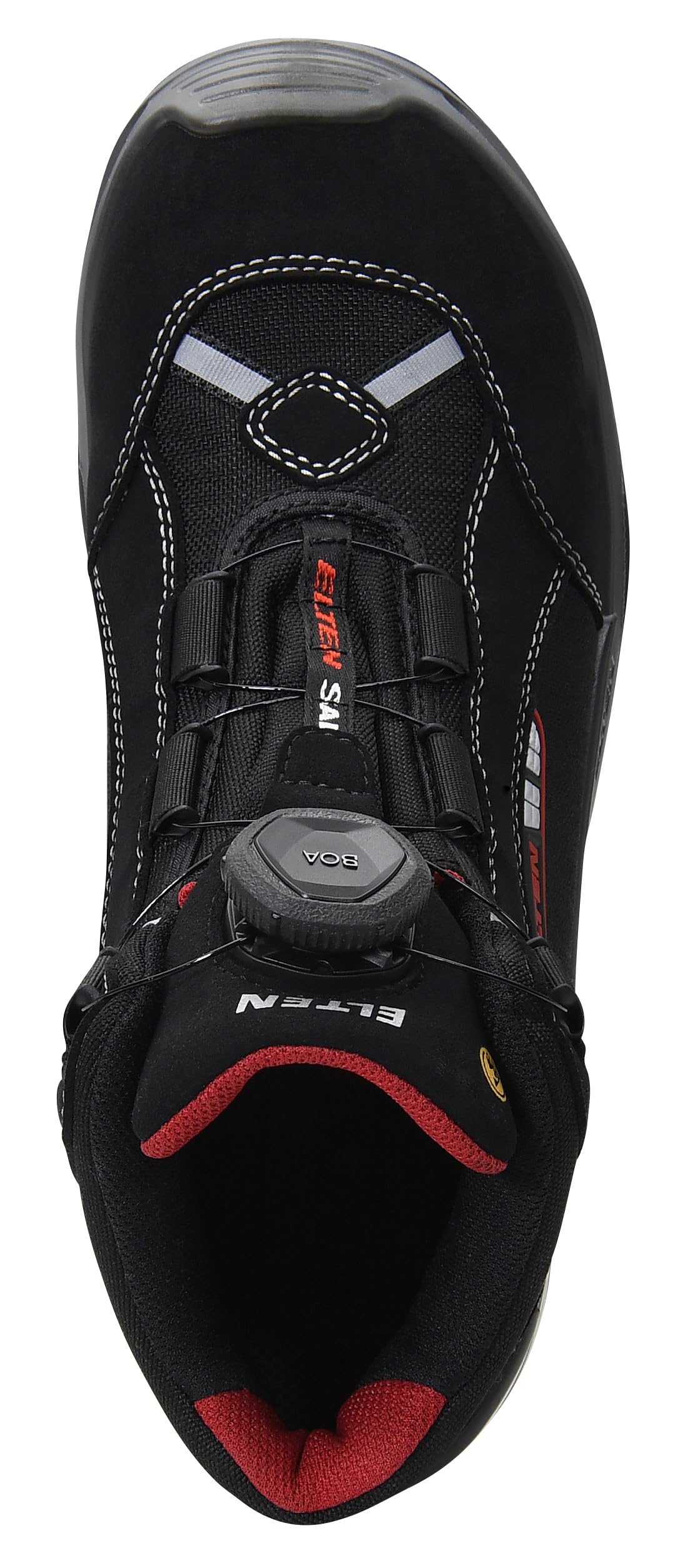 ELTEN Sander Boa ESD S3S, Zapatos de Seguridad para Hombre, Ligero, Puntera de Aluminio, Material Superior: Textil, Forro Interior: Textil (Transpirable), Talla 43