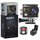 AKASO Brave 4 Cámara Deportiva 4K 20MP WiFi 5xZoom Camara de Accion