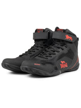 Lonsdale Rufford, Zapatillas de Boxe Unisex Adulto, Negro Rojo, 40 EU