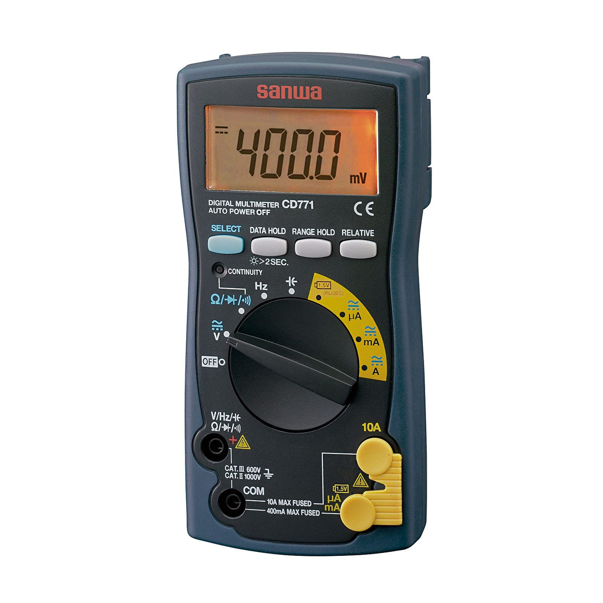 Sanwa Electric Instrument CD771 Multímetro de mano Pantalla (Cuentos): 4000
