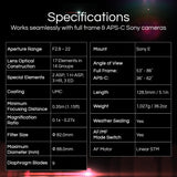 Rokinon AF 24-70mm f/2.8 Lente de Zoom de Marco Completo con Enfoque automático para Sony E (IO2470AFZ-E)