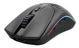 Glorious Gaming Model O 2 Wireless Ratón gaming inalámbrico - Híbrido 2,4 GHz y Bluetooth, 68g superligero, gran batería, sensor PPP 26K, RGB, ambidiestro, 6 botones, deslizadores de PTFE - Negro