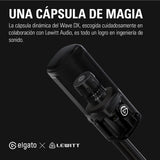 Elgato Wave DX - Micrófono XLR dinámico, patrón cardioide, reducción de Ruido, optimizado para Voz para podcasts, Streaming y retransmisiones, sin Amplificador de señal, para Mac y PC