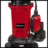 Einhell Bomba de aguas sucias GE-DP 900 Cut (900 W, caudal 16000 l/h, altura de transporte máx. 11,5 m, cuerpos extraño máx. Ø 35 mm, profundidad de inmersión 7 m, sistema de corte integrado)