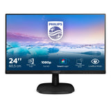 Philips 243V7QJABF Monitor 24 Pulgadas FHD, 75Hz, IPS, 4 ms GtG, Altavoces (1920x1080, 1x HDMI, 1x DP), Negro