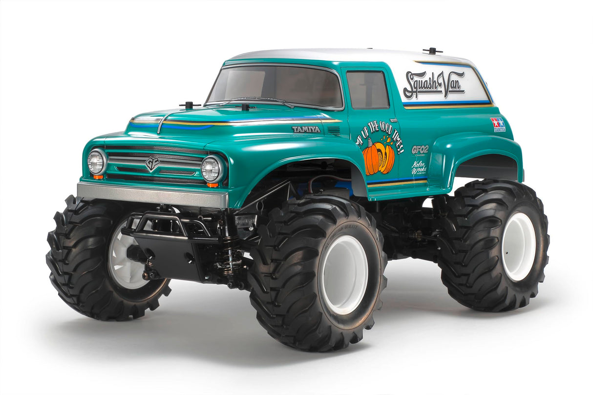 Tamiya 58725 1:10 RC Squash Van 4WD GF-02 - Coche teledirigido, vehículo, modelismo, Montaje, Hobby, Kit RC, sin Pintar