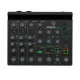MACKIE MobileMix mezclador de 8 canales alimentado por USB para producción audiovisual, sonido en directo y streaming con instrumentos, micrófonos y Bluetooth