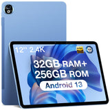 DOOGEE T20 Ultra Tablet Android 13, 12 Pulgadas, 32 GB + 256 GB (TF 2TB) Helio G99 Octa-Core Tablet Táctil, 10800mAh, Pantalla 2.4K, 16MP+8MP, 4G LTE /5G WiFi Tablet Gaming, GMS/GPS/Widevine L1