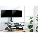 Soporte de Escritorio Dual para Pantalla con gestión de Cables Maclean Brackets MC-854