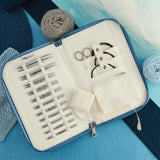 KnitPro Set de Agujas Intercambiables Nova Regal - Pares de Alfileres Circulares de 11 x 10 cm con Accesorios Set Nova Regal para Principiantes, Profesionales y Caja de Regalo