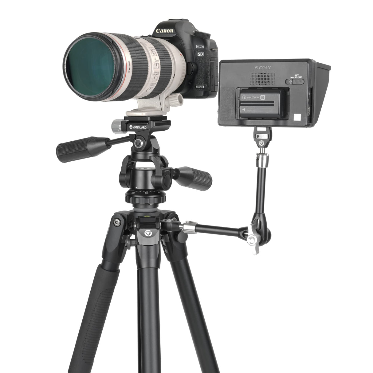 Vanguard Veo 3 264APS - Trípode Aluminio rótula 3 vías Foto y Video