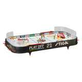 STIGA Play Off 21 Juego de Hockey sobre Hielo - Versión Actualizada con Peter Foppa Forsberg, Fácil Montaje, Lámina de Hielo 25% Más Gruesa, Contador de Goles y Discos Personalizados, 96x50 cm