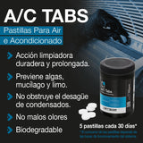 ERRECOM Kit Limpieza Completa Aire Acondicionado: JET GUN PRO+ Hidrolimpiadora Portátil, Clima-Net 1L Limpiador Unidad Interna/Externa, A/C Tabs Pastillas, Cover Protección Paredes Wally, Guantes